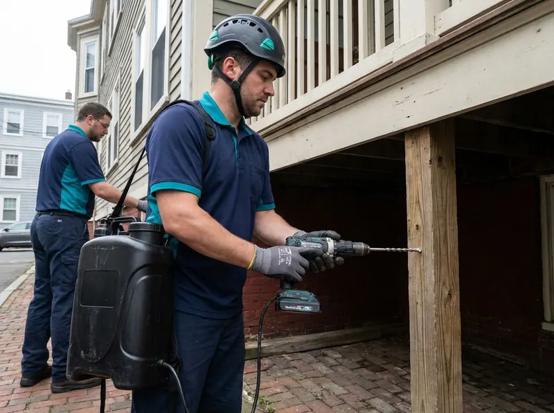 Carpenter Ant Structural Remediation in Boston, MA